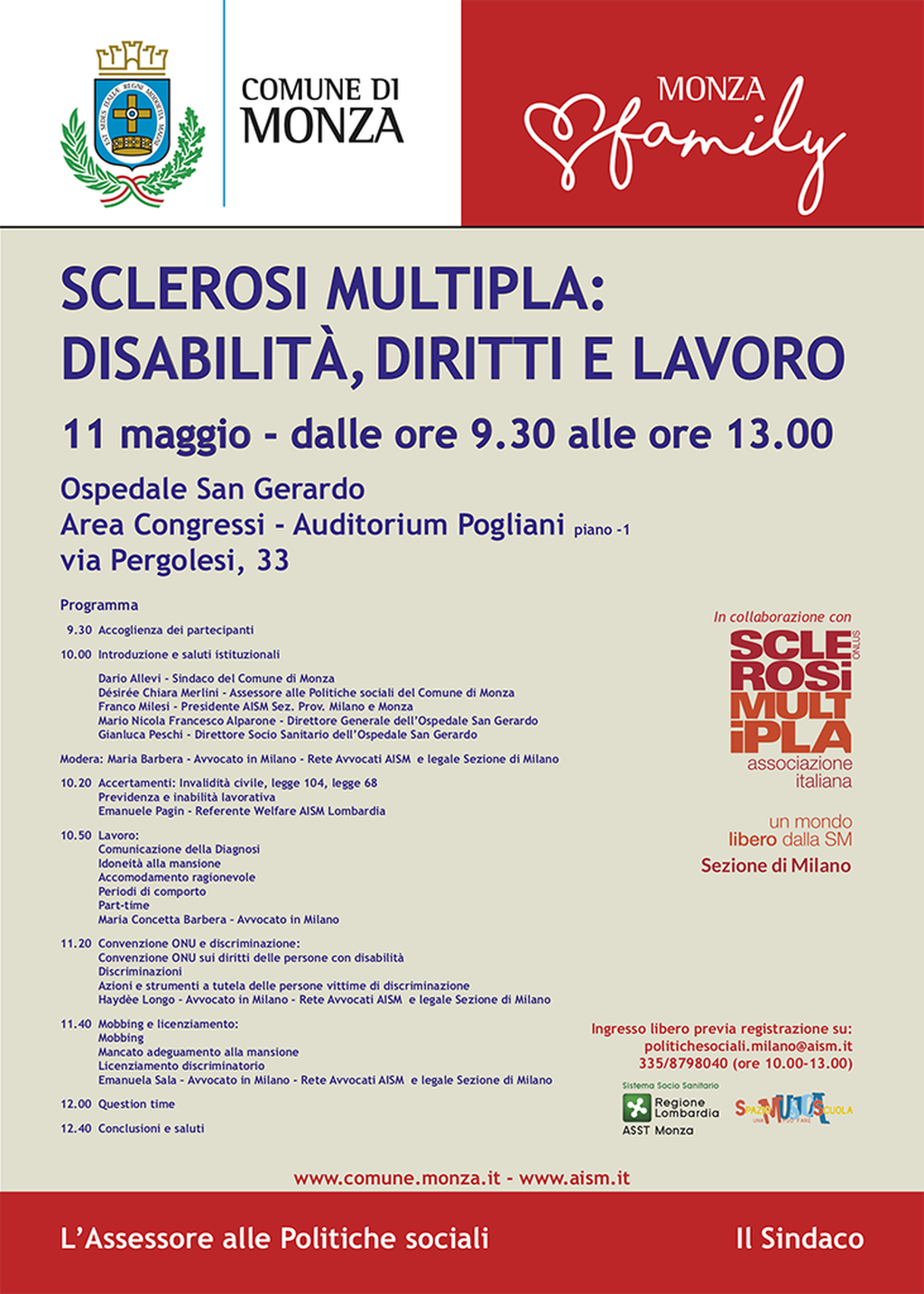 Sclerosi multipla, novità in tema di diritto, lavoro e disabilità